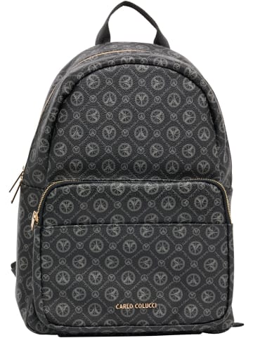 Carlo Colucci Cityrucksack DeGasperin in Schwarz