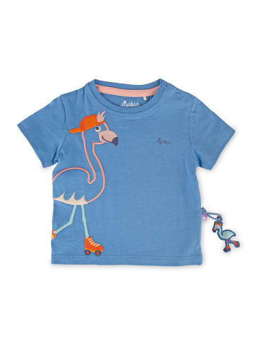 Sigikid T-Shirt Wild Flamingo in blau