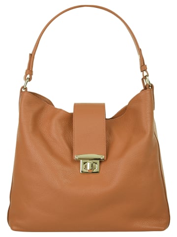 Samantha Look Shopper echt Leder in cognac