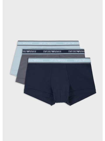 Emporio Armani Emporio Armani Shorts 3 Pack Trunk in blau