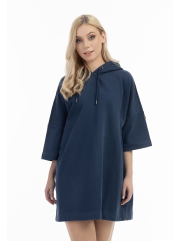 DreiMaster Vintage Oversize Sweatshirtkleid in Marine