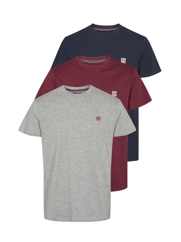 VINSON T-Shirt VMMassimo in DarkSap-PortRoyal-GreyMelange