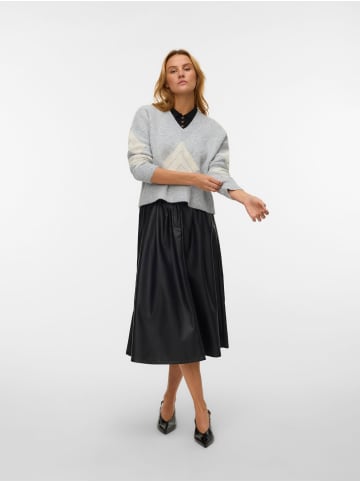 Vero Moda Strickpullover in Light Grey Melange 1