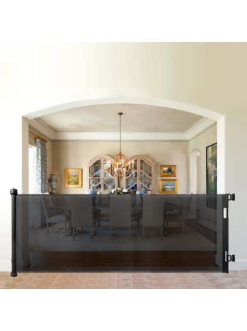 relaxdays Türschutzgitter in Schwarz - 300 cm