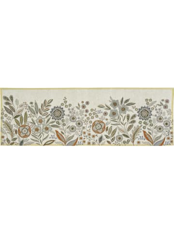 Sander Baumwollmischung, Gewebt, Gobelin Tischläufer Loni in grau-terra