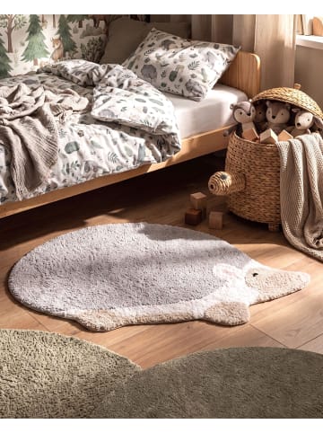 Beliani Kinderteppich HEDGY in Grau - (W) 80 x (L) 120 cm