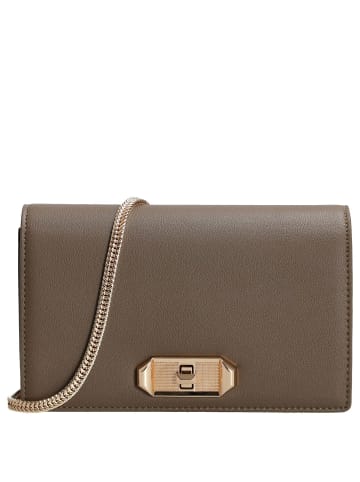 Seidenfelt Eiby - Clutch 21 cm (black) in khaki green