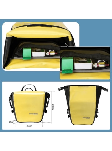 Rockbros AS-003-1Y Fahrradtasche 10–14L wasserdicht