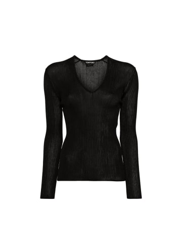 Schwarz Polyamid Tank Tops