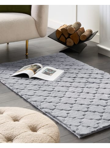 Beliani Shaggy GHARO in Grau - (W) 80 x (L) 150 cm