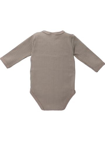 Makoma Langarmbody Ripp XT in braun