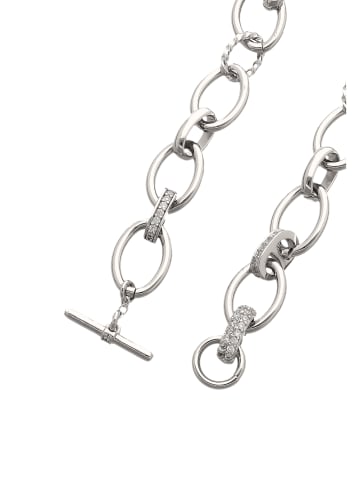 faina Women Chain Link Bracelet in Silver
