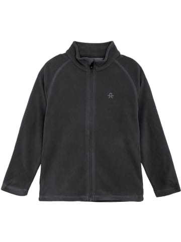 Color Kids Kinder Fleecejacke/Fleecepullover "Fleece Jacket Full Zip" in Schwarz