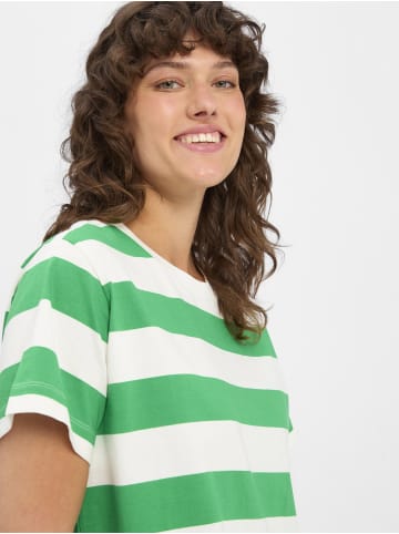 Marie Lund Kleid in gras ecru - 0002