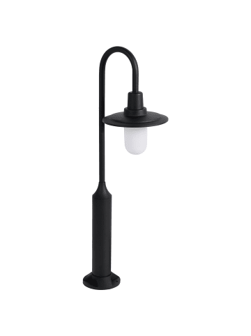 Beliani Pollerleuchte ABEDES in Schwarz - (W) 20 x (H) 81 x (L) 30 cm