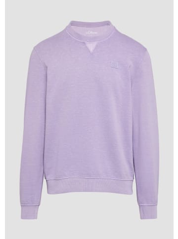 s.Oliver Sweatshirt in 4708_lavendel