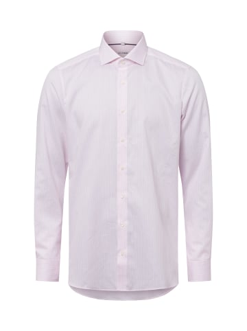 OLYMP  Businesshemd in rosa weiß