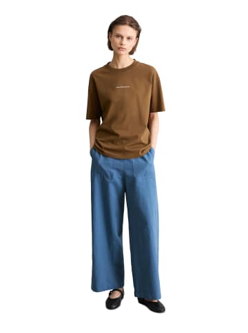 Marc O'Polo DENIM T-Shirt relaxed in Umbra Brown