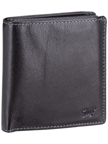 Braun Büffel Geldbörse Arezzo RFID Carré 8Cs in Schwarz