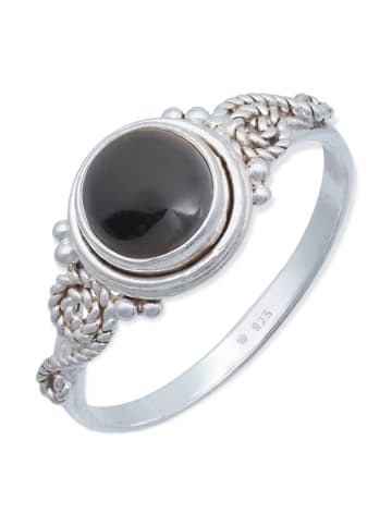 mantraroma 925er Silber - Ringe mit Onyx