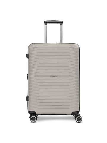 Stratic Shine 4 Rollen Trolley 65 cm mit Dehnfalte in taupe