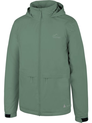 Normani Outdoor Sports Kinder Regenjacke mit Fleecefutter in Dunkelgrün