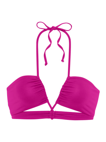 S. Oliver Bandeau-Bikini-Top in pink