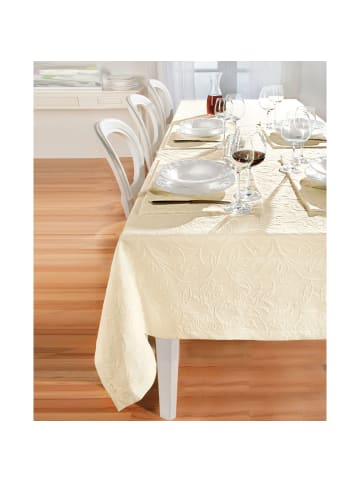 Pichler Jacquard, Baumwollmischung Mitteldecke Cordoba in natur