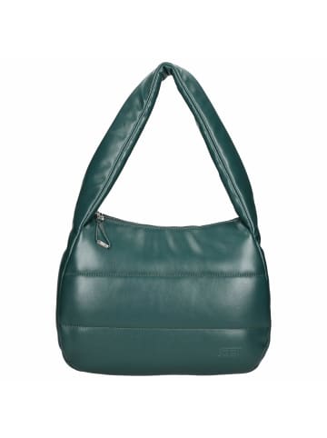 Jost Kaarina - Schultertasche 31 cm (black) in bottlegreen