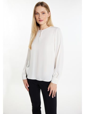 DreiMaster Damen Langarmbluse in Wollweiss