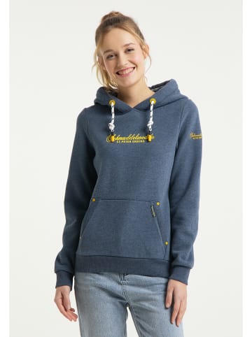 Schmuddelwedda Hoodie - St. Peter-Ording in Marine Melange