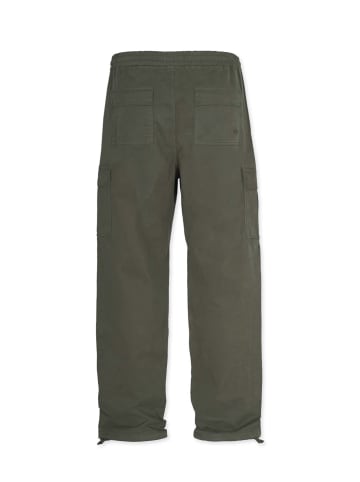 HONESTY RULES Hose " Baggy Cargo " in dark-olive