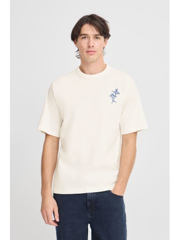 CASUAL FRIDAY Rundhalsshirt CFJAXSON backprint in Weiß