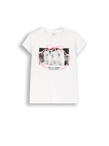 Coccodrillo T-shirt mit kurzen Ärmeln in weiß