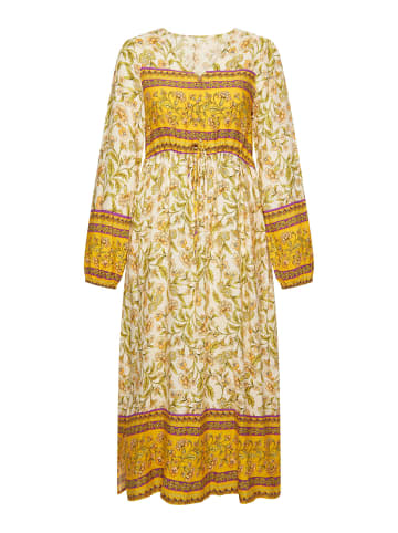 VIRITA Women Sommerkleid in Wollweiss Mehrfarbig