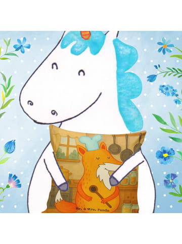 Mr. & Mrs. Panda zier kissen Fuchs Koch Design ohne Spruch in Weiß