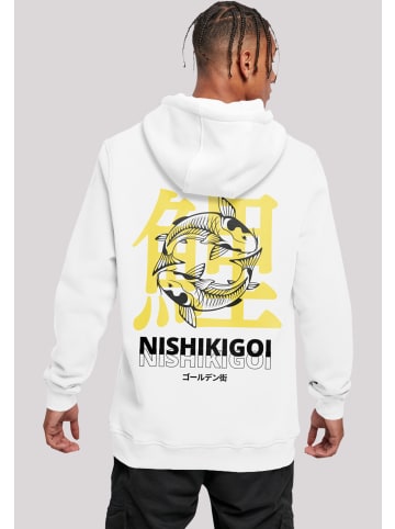 F4NT4STIC Hoodie Koi Golden Gai in weiß