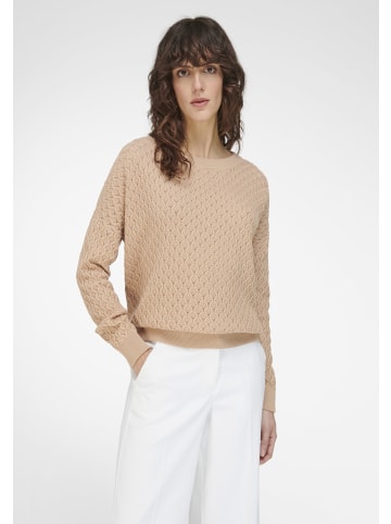 PETER HAHN Pullover cotton in beige