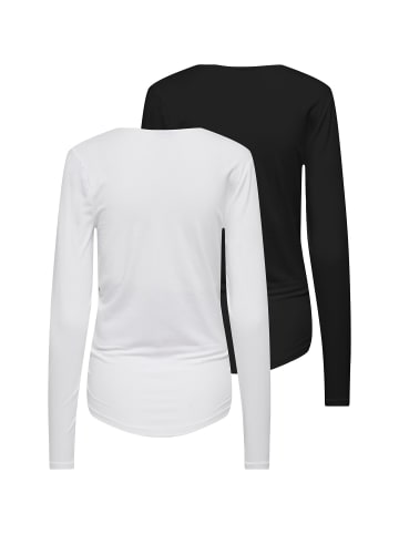 ONLY 2er-Pack Bluse in Black