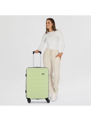 D&N Travel Line 4100 4 Rollen Trolley M 64 cm in lime green