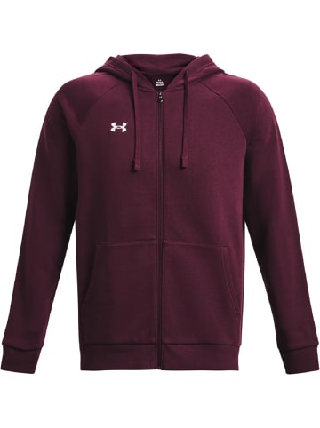 Under Armour Hoodie UA RIVAL FLEECE FZ HOODIE in Rot