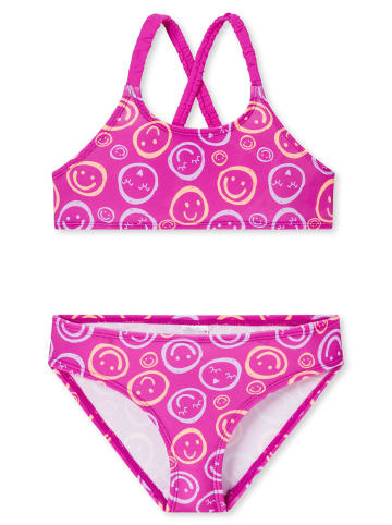 Schiesser Bustier-Bikini Aqua Kids in Fuchsia