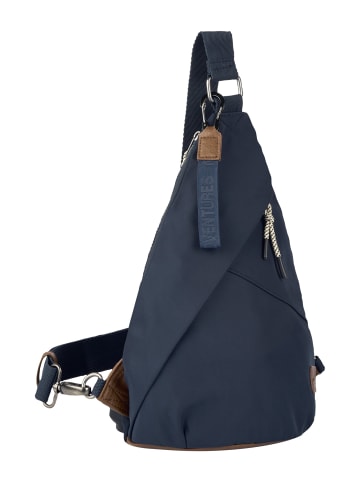 Camel Active AURUM Umhängetasche mit abnehmbarem Schulterriemen in Navyblau