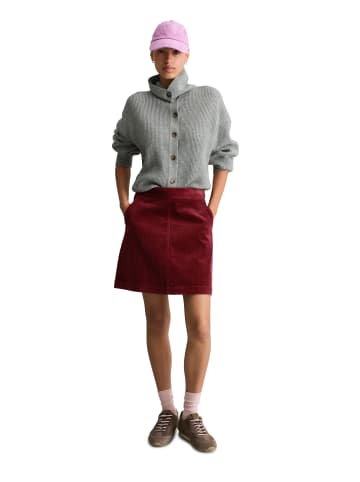 Marc O'Polo DENIM Cordrock A-Shape in Deep Burgundy