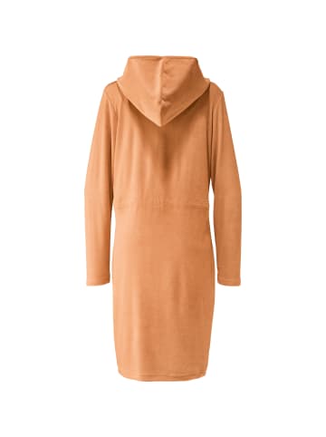 Erwin Müller Leichtfrottier Bademantel mit Kapuze Limbach in apricot