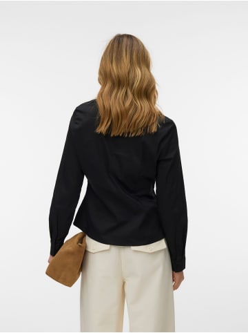 Vero Moda Popelin Hemd in Black