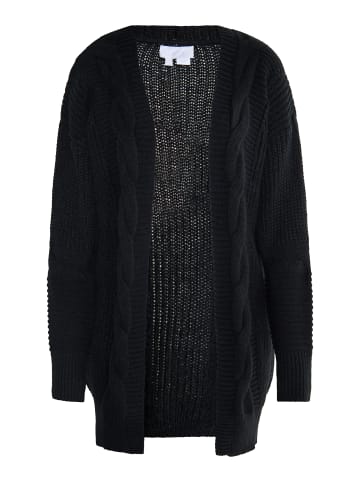 usha WHITE LABEL Long Cardigan in Schwarz