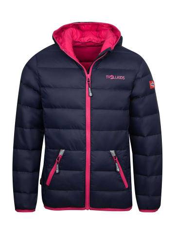 Trollkids Daunenjacke Dovrefjell in navy/pink