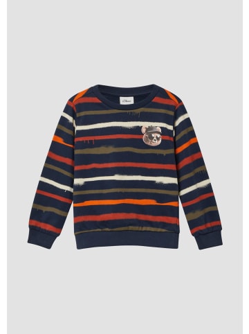 s.Oliver Sweatshirt in 59A1_navy