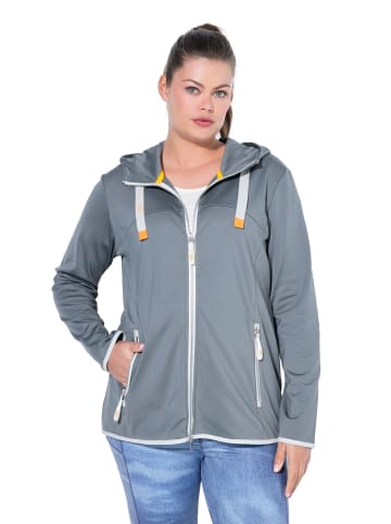LAURASØN Sweatjacke in agaven grün
